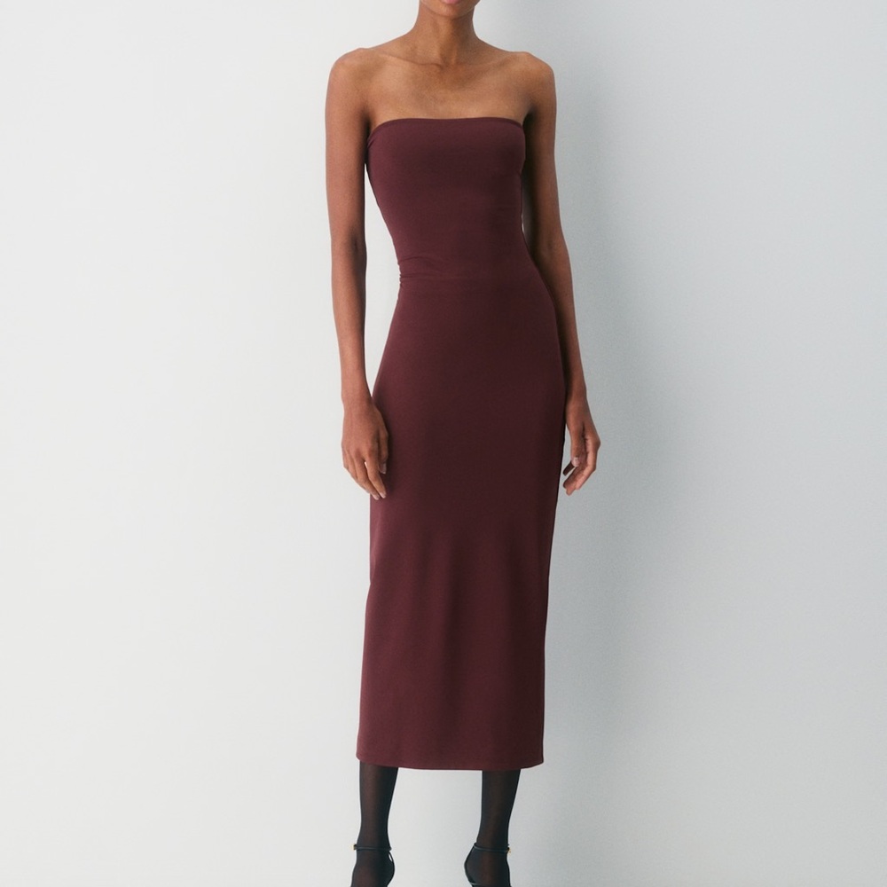 Aritzia Strapless Contour Dress